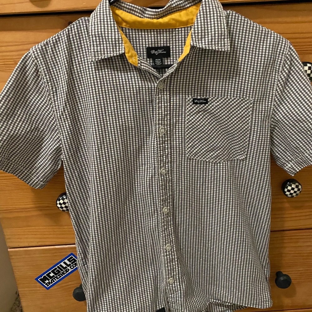 Plaid button up shirt